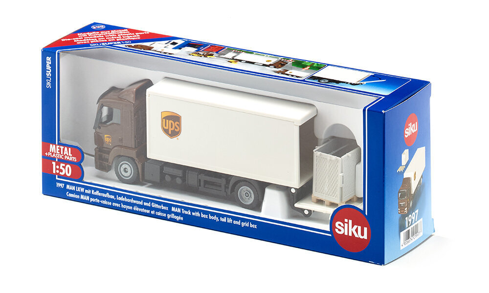 Sunkvežimis MAN UPS, Siku, 21.8 cm kaina ir informacija | Žaislai berniukams | pigu.lt