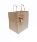 Rožių popieriaus dovanų maišeliai 2 vnt., Vestuvių dovanų popieriniai maišeliai su rankenomis цена и информация | Dovanų pakavimo priemonės | pigu.lt