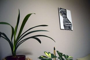 Medinė namų dekoracija Moters siluetas kaina ir informacija | Interjero detalės | pigu.lt