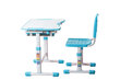 Augantis vaikiškas stalas ir kėdė FunDesk Sole Blue, mėlynas kaina ir informacija | Kompiuteriniai, rašomieji stalai | pigu.lt