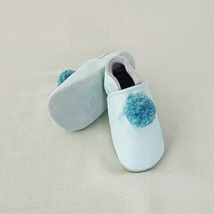Ботиночки для малыша из натуральной кожи цена и информация | Детские тапочки, домашняя обувь | pigu.lt