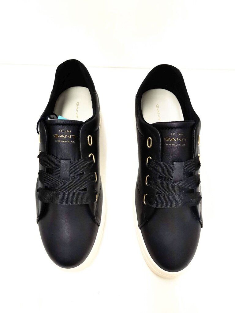 GANT moteriški odiniai laisvalaikio batai Avona 22531537, juodi kaina ir informacija | Sportiniai bateliai, kedai moterims | pigu.lt
