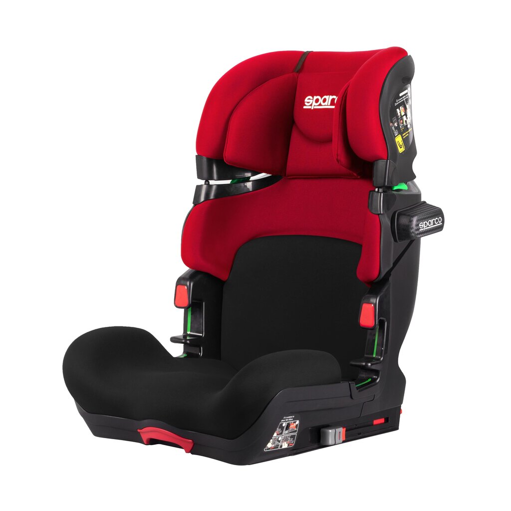 Automobilinė kėdutė Sparco, 9-36 kg, red цена и информация | Autokėdutės | pigu.lt