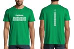 Vyriški marškinėliai Dzūkas, žalios spalvos