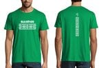 Vyriški marškinėliai Suvalkas, žalios spalvos
