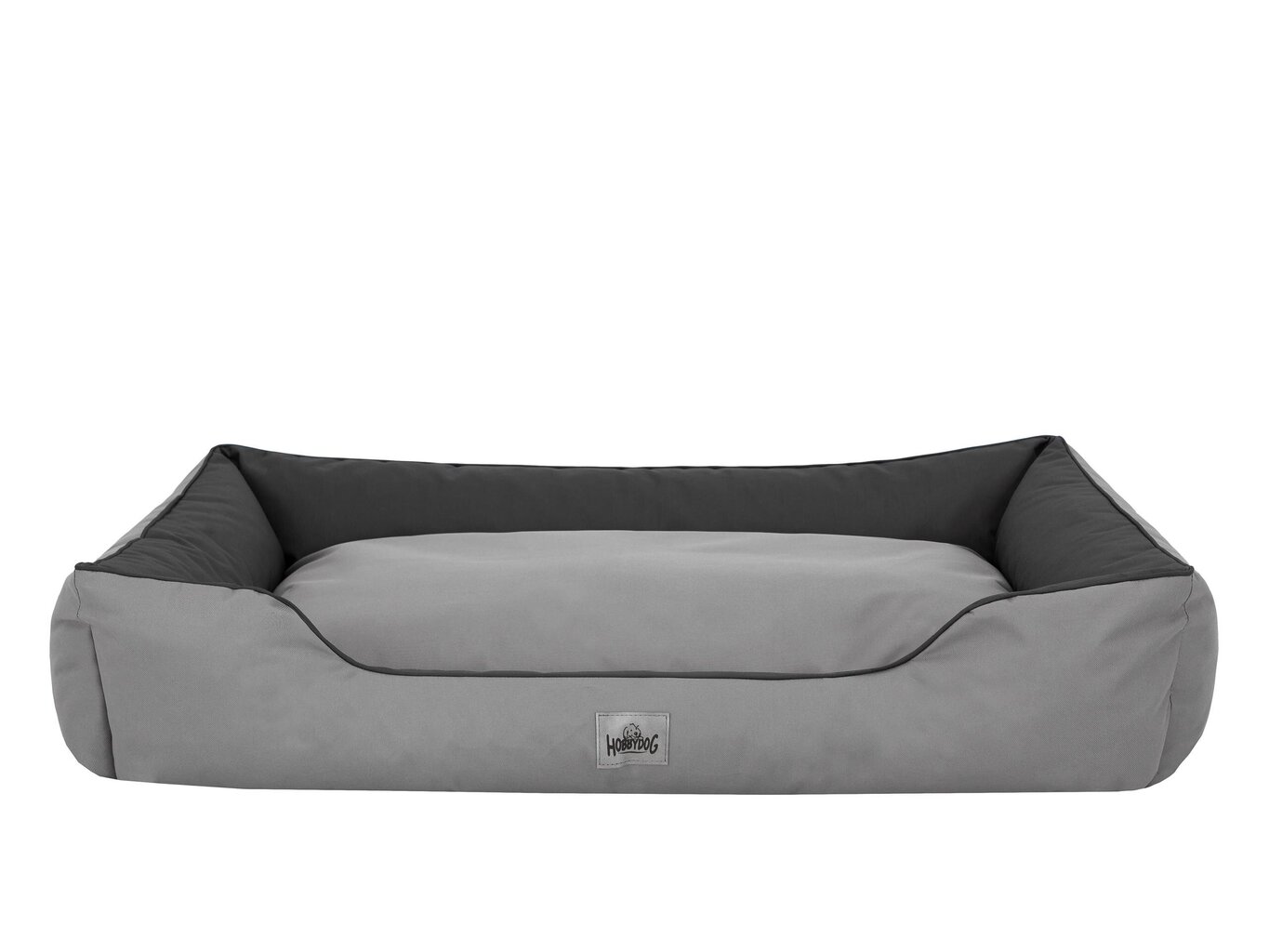 Hobbydog dvipusis guolis Double Light Grey/Graphite, XL, 84x65 cm цена и информация | Guoliai, pagalvėlės | pigu.lt