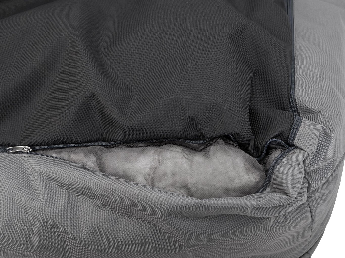 Hobbydog dvipusis guolis Double Light Grey/Graphite, XL, 84x65 cm цена и информация | Guoliai, pagalvėlės | pigu.lt