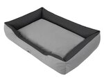 Hobbydog двусторонний лежак Double Light Grey/Graphite, XL, 84x65 см