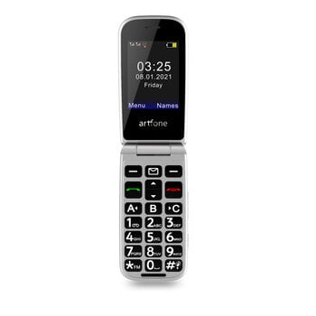 Artfone F20, 32 MB, Dual SIM, juodas kaina ir informacija | Mobilieji telefonai | pigu.lt