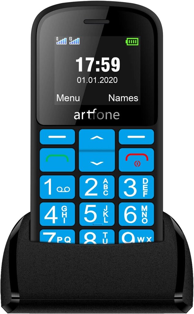 Telefonas Senjorų telefonas Artfone CS188 (LT, LV, EE, RU ) kaina | pigu.lt