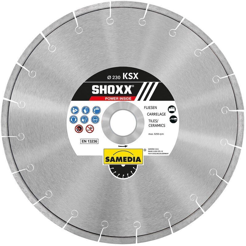 Deimantinis diskas Samedia, KSX 350x30/25,4/2,4 mm kaina ir informacija | Mechaniniai įrankiai | pigu.lt