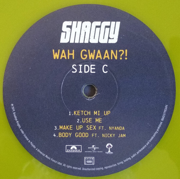 Vinilinė plokštelė Shaggy „Wah Gwaan?!“ kaina ir informacija | Vinilinės plokštelės, CD, DVD | pigu.lt