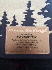 Vinilinė plokštelė K's Choice „Echo Mountain“ kaina ir informacija | Vinilinės plokštelės, CD, DVD | pigu.lt