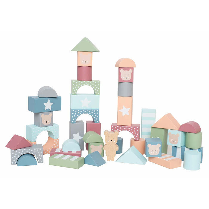 Jabadabado medinės kaladėlės kaina ir informacija | Žaislai kūdikiams | pigu.lt