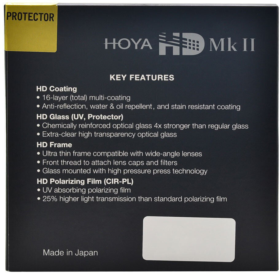 Hoya Protector HD Mk II, 49mm kaina ir informacija | Filtrai objektyvams | pigu.lt