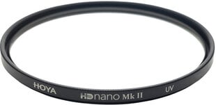 UV filtras Hoya filter UV HD Nano Mk II, 49mm kaina ir informacija | Filtrai objektyvams | pigu.lt