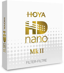 Hoya filter UV HD Nano Mk II 52 мм цена и информация | Фильтры для объективов | pigu.lt