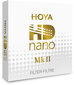 UV filtras Hoya filter UV HD Nano Mk II, 77mm цена и информация | Filtrai objektyvams | pigu.lt