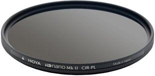 Hoya фильтр круговой поляризации HD Nano Mk II 62 мм цена и информация | Фильтры для объективов | pigu.lt