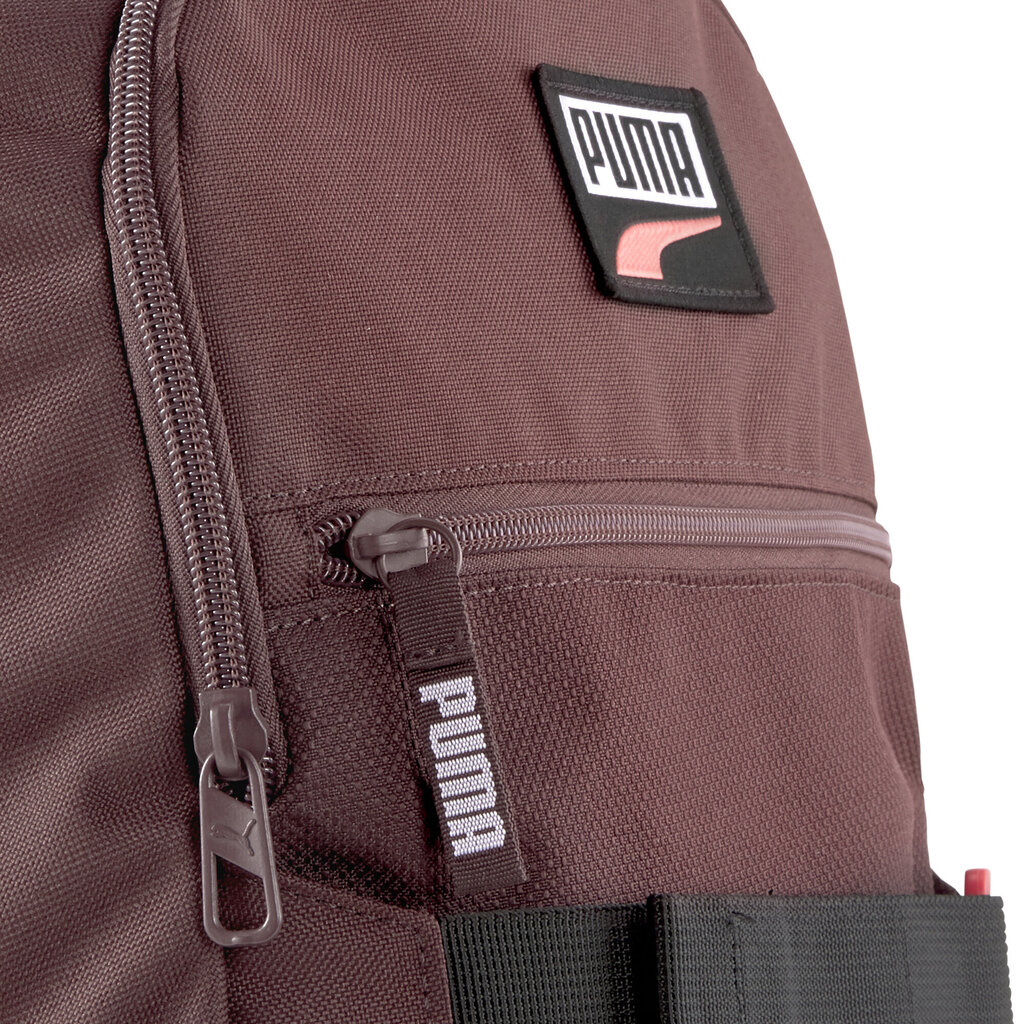 Kuprinė Puma Deck Backpack Fudge Bordeaux kaina ir informacija | Kuprinės ir krepšiai | pigu.lt