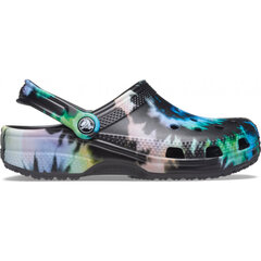 Crocs™ šlepetės moterims classic tie dye graphic clog 133622, įvairių spalvų kaina ir informacija | Šlepetės moterims | pigu.lt