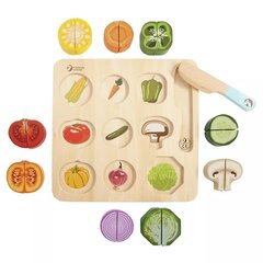 Medinė dėlionė Classic World Vegetable Cutting Set kaina ir informacija | Žaislai kūdikiams | pigu.lt