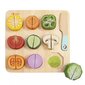 Medinė dėlionė Classic World Vegetable Cutting Set kaina ir informacija | Žaislai kūdikiams | pigu.lt