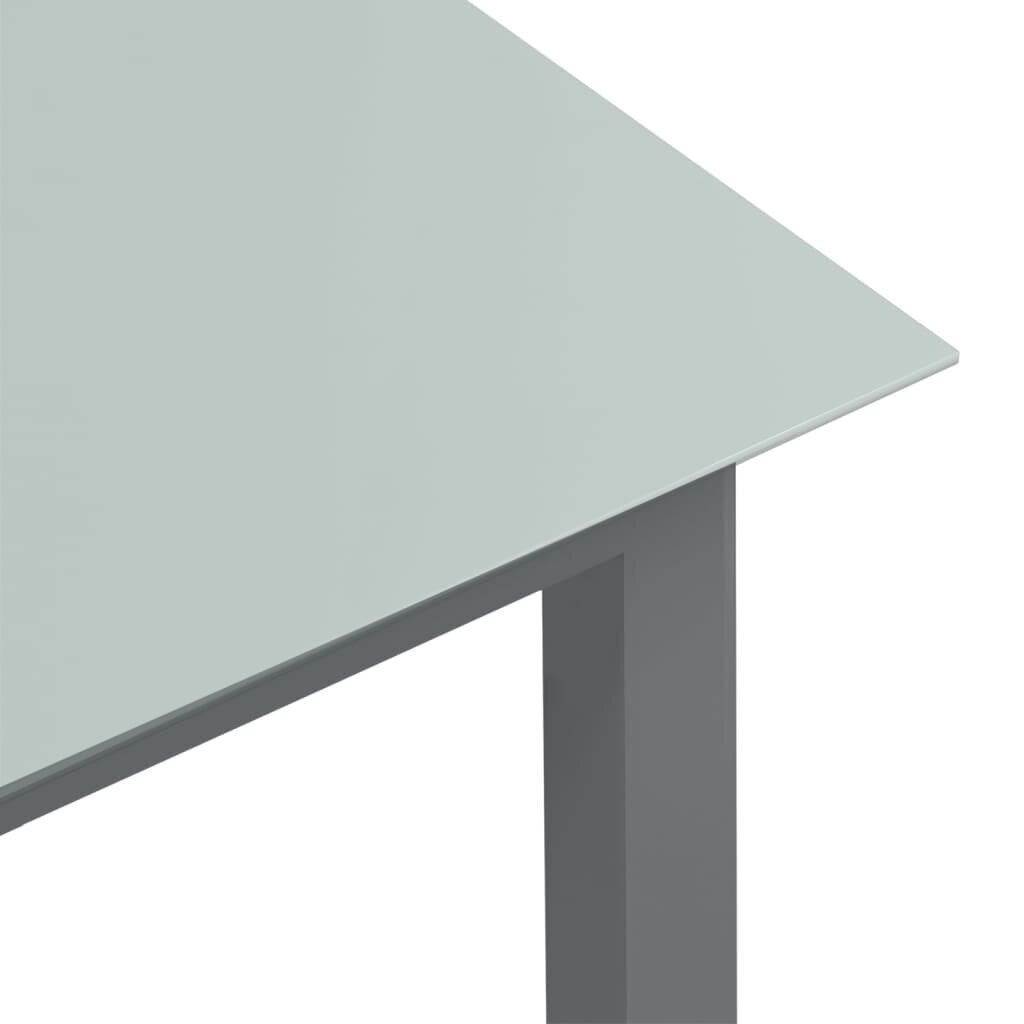 Sodo stalas, 190x90x74 cm, pilkas kaina ir informacija | Lauko stalai, staliukai | pigu.lt