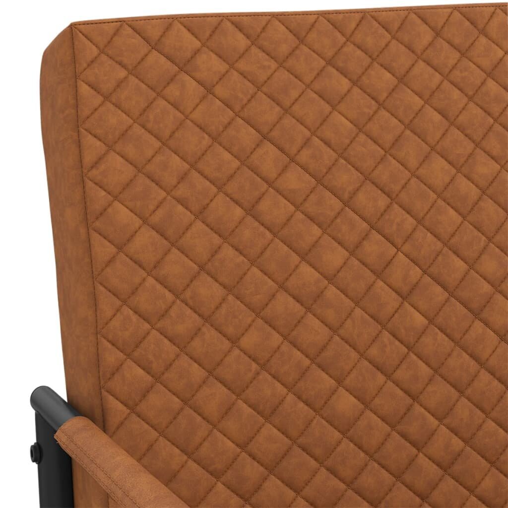 Gembinė kėdė, matinė ruda kaina ir informacija | Svetainės foteliai | pigu.lt