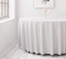 Apvali staltiesė Restly Balta, D250 kaina ir informacija | Staltiesės, servetėlės | pigu.lt