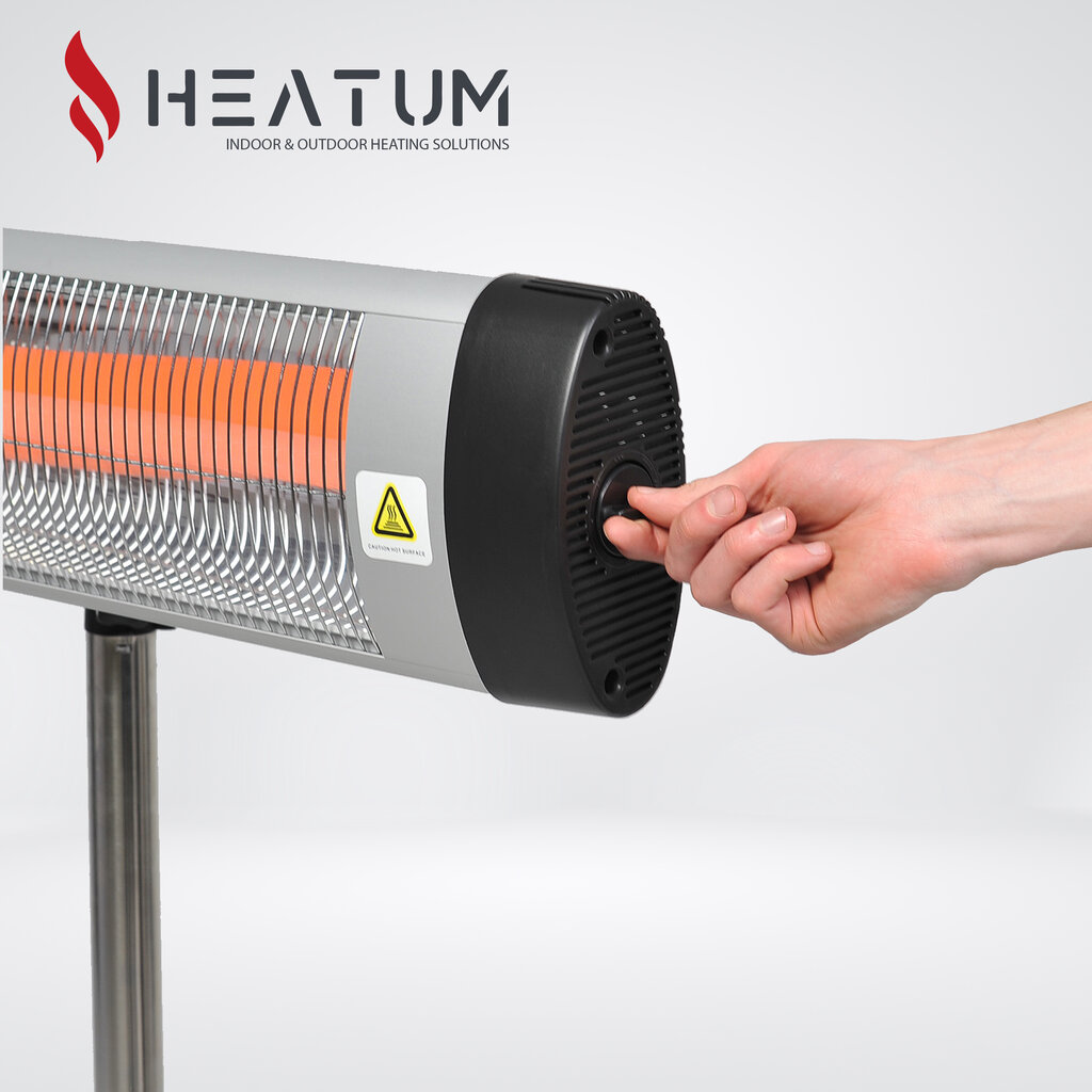 Infraraudonųjų spindulių šildytuvas Heatum H2000 Optim цена и информация | Šildytuvai | pigu.lt