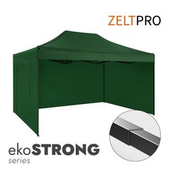 Prekybinė palapinė Zeltpro Ekostrong žalia, 3x4,5 kaina ir informacija | Palapinės | pigu.lt