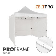 Prekybinė palapinė Zeltpro Proframe balta, 3x3 kaina ir informacija | Palapinės | pigu.lt