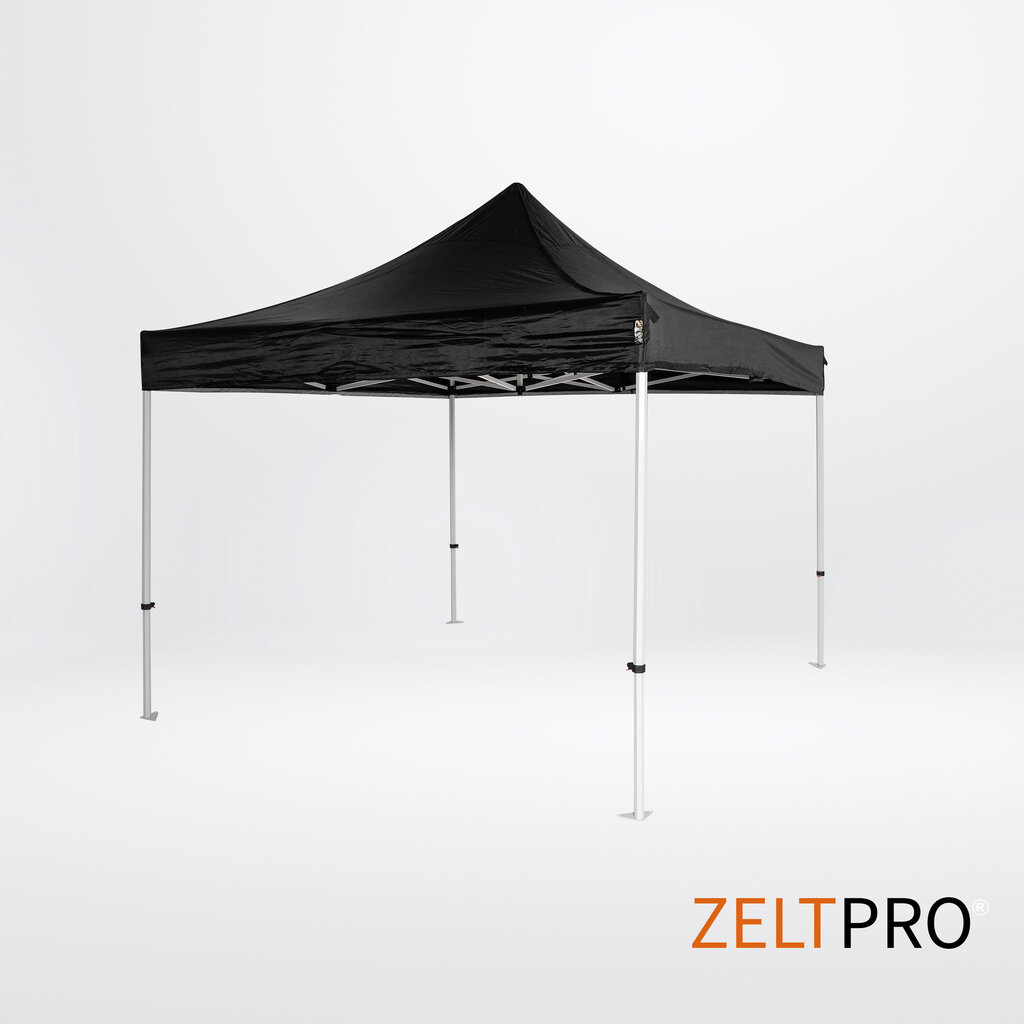 Prekybinė palapinė Zeltpro PROFRAME Juoda, 3x3 цена и информация | Palapinės | pigu.lt