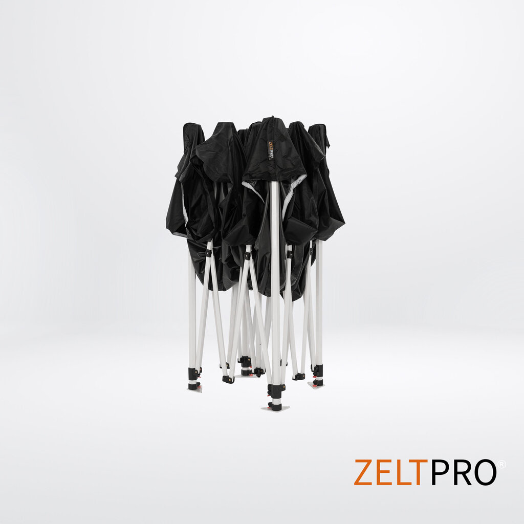 Prekybinė palapinė Zeltpro PROFRAME Juoda, 3x3 kaina ir informacija | Palapinės | pigu.lt
