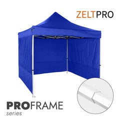 Prekybinė palapinė Zeltpro Proframe Mėlyna, 2x2 kaina ir informacija | Palapinės | pigu.lt