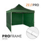 Prekybinė palapinė Zeltpro Proframe Žalia, 2x2 цена и информация | Palapinės | pigu.lt