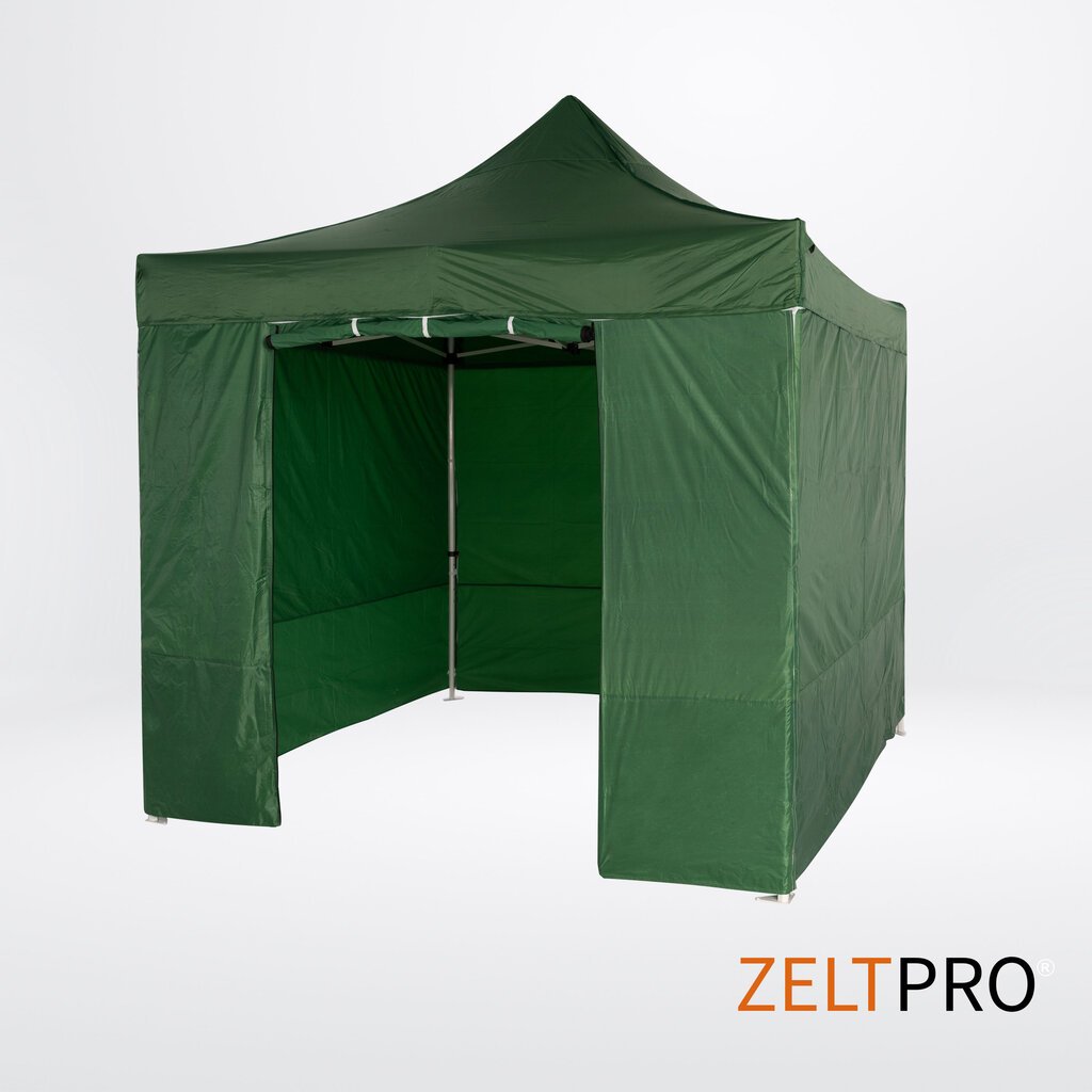 Prekybinė palapinė Zeltpro Proframe Žalia, 2x2 kaina ir informacija | Palapinės | pigu.lt