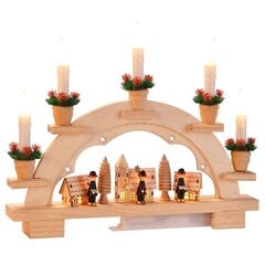 Šviečianti kalėdinė dekoracija Kalėdų arka kaina ir informacija | Kalėdinės dekoracijos | pigu.lt