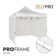 Prekybinė palapinė Zeltpro Proframe balta, 2x2 цена и информация | Палатки | pigu.lt