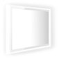Veidrodis vidaXL LED 60, baltas цена и информация | Vonios veidrodžiai | pigu.lt