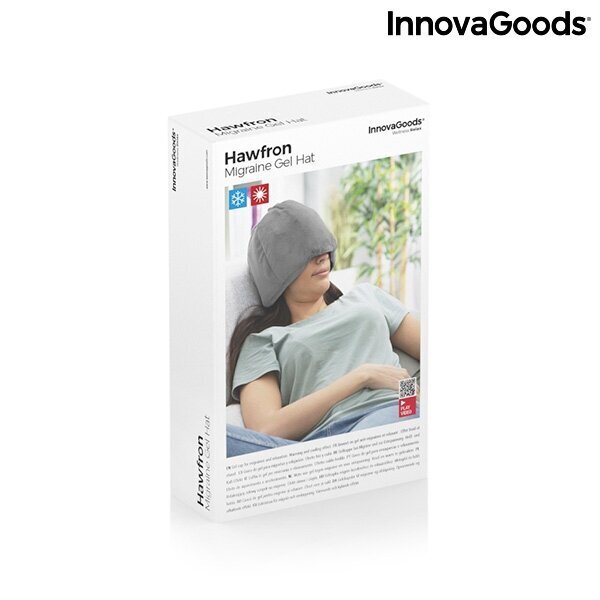 Gelio kepurė migrenai ir atsipalaidavimui Hawfron InnovaGoods Wellness Relax kaina ir informacija | Masažo reikmenys | pigu.lt