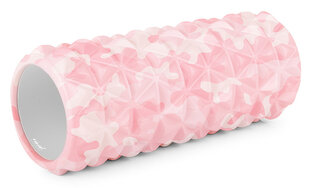 Тренировочный цилиндр - массажный ролик Gymstick Vivid 33 см, розовый цена и информация | Аксессуары для массажа | pigu.lt