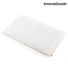 Akupresūros kilimėlis InnovaGoods, 65x40x2 cm, baltas kaina ir informacija | Masažo reikmenys | pigu.lt