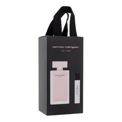 Narciso Rodriguez Narciso Rodriguez for Her Dárková sada EDP 100 ml a miniaturka Pure Musc EDP 10 ml 100ml цена и информация | Женские духи | pigu.lt