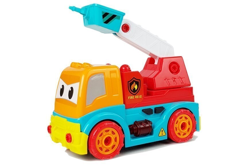 Išardomas gaisrinės automobilis su nuotoliniu valdymu kaina ir informacija | Žaislai berniukams | pigu.lt