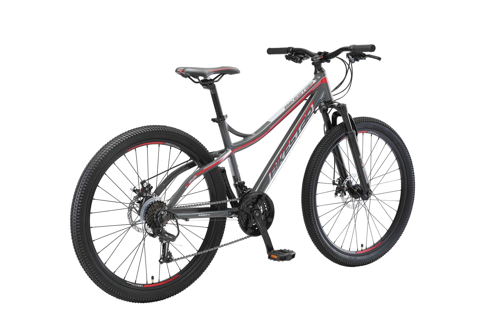 Kalnų dviratis Bikestar Sport Hardtail 26", pilkas kaina ir informacija | Dviračiai | pigu.lt