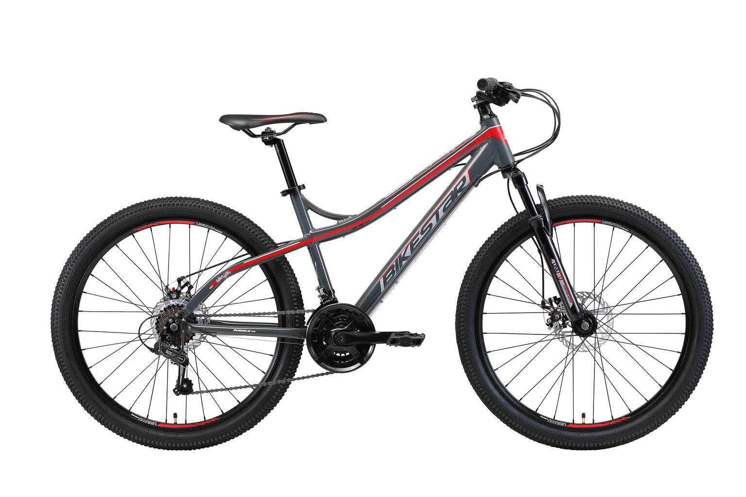 Kalnų dviratis Bikestar Sport Hardtail 26", pilkas kaina ir informacija | Dviračiai | pigu.lt