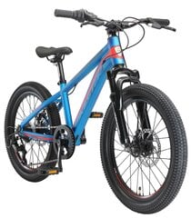 Алюминиевый горный велосипед BIKESTAR Sport Hardtail, 20 дюймов, синий / оранжевый цена и информация | Велосипеды | pigu.lt