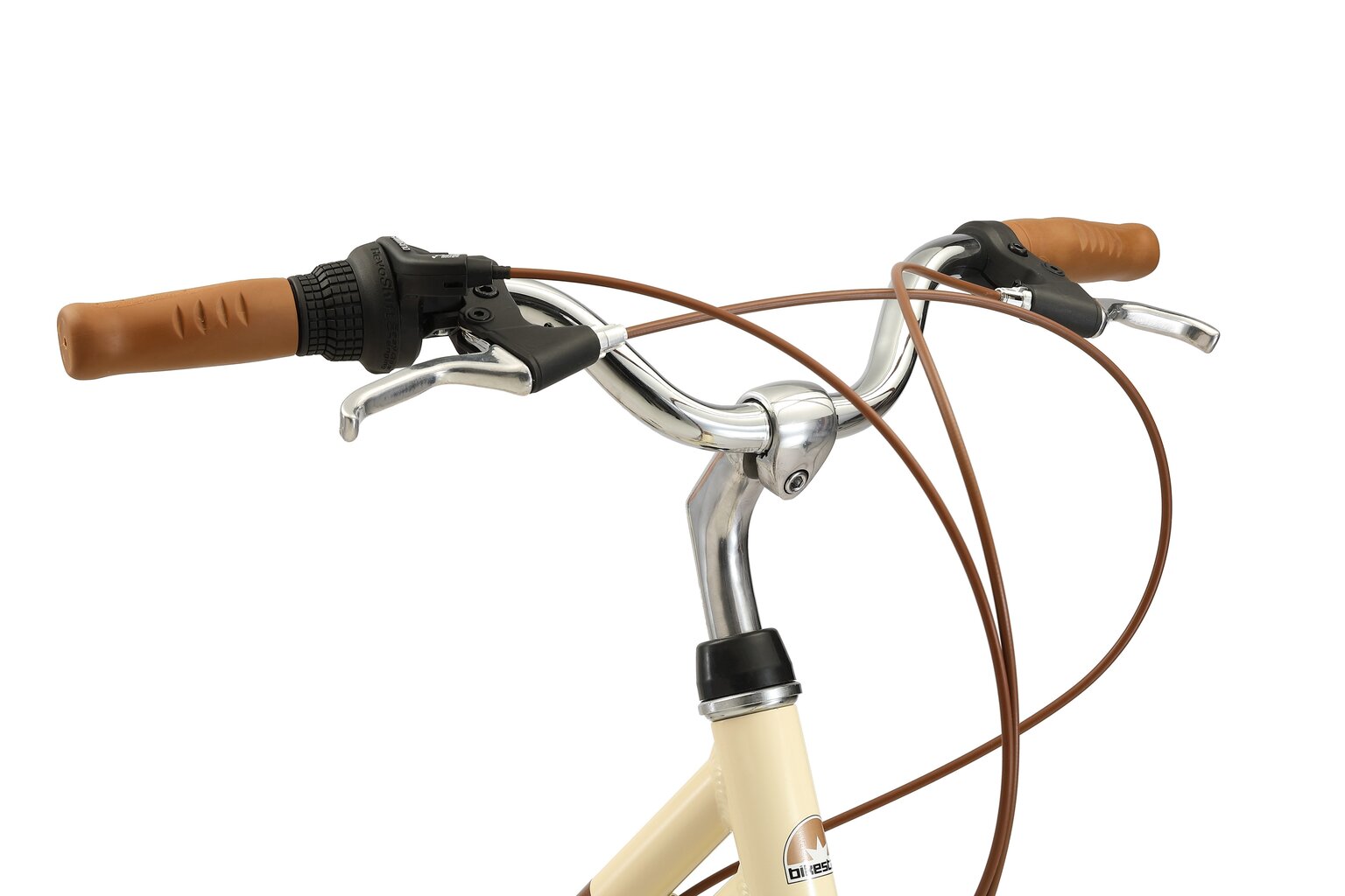 Miesto dviratis Bikestar 26", šviesiai rudas kaina ir informacija | Dviračiai | pigu.lt